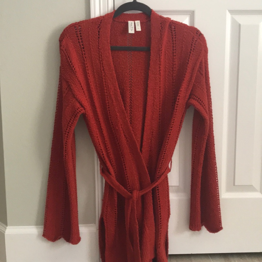 Anthro wrap cardigan